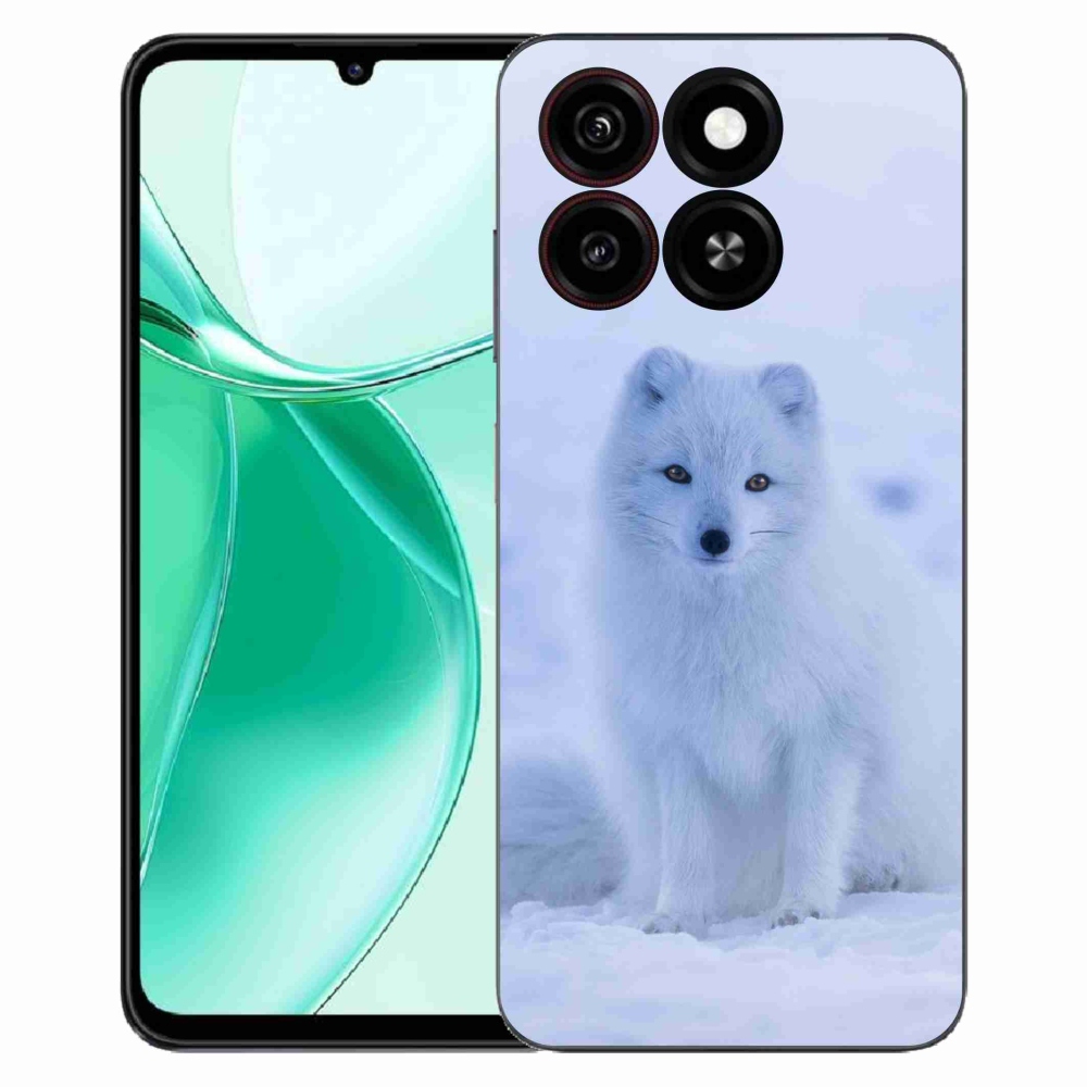 Gelový kryt mmCase na ZTE Blade A35 - polární liška