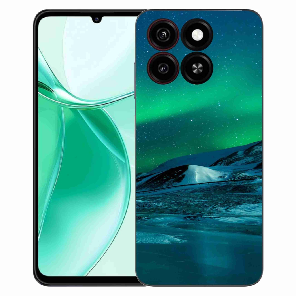 Gelový kryt mmCase na ZTE Blade A35 - polární záře