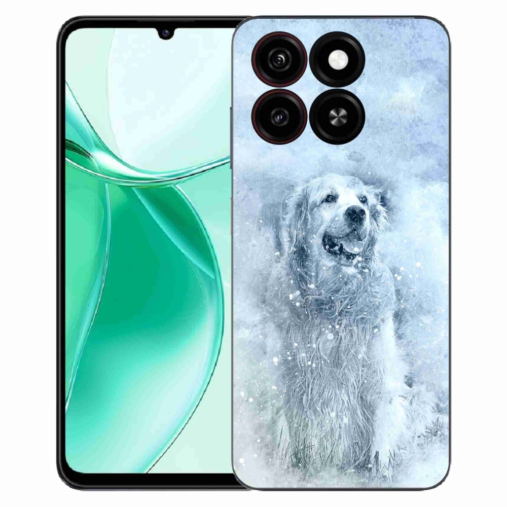 Gelový kryt mmCase na ZTE Blade A35 - retrívr