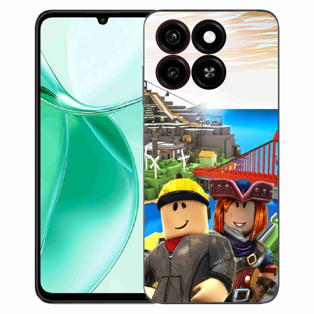 Gelový kryt mmCase na ZTE Blade A35 - roblox 1