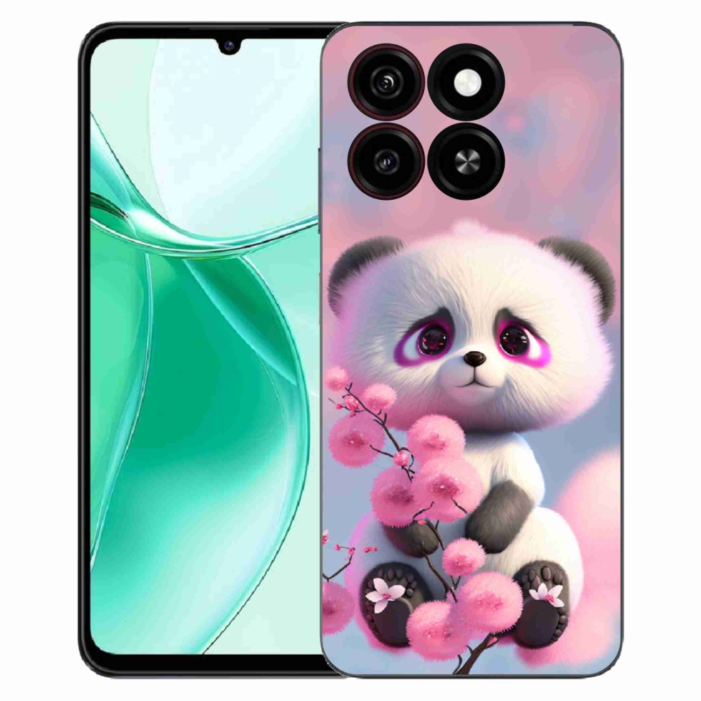 Gelový kryt mmCase na ZTE Blade A35 - roztomilá panda 1