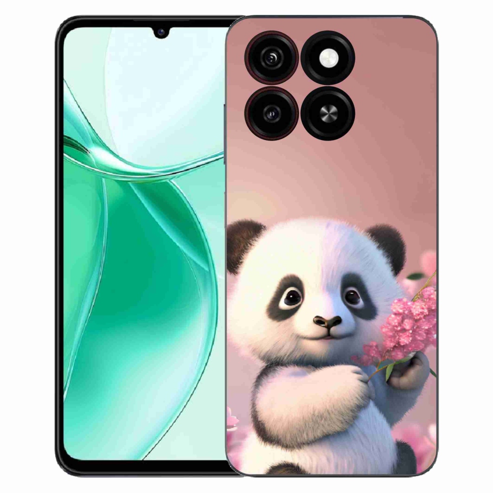 Gelový kryt mmCase na ZTE Blade A35 - roztomilá panda