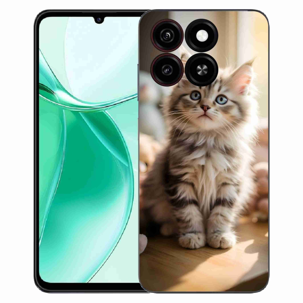 Gelový kryt mmCase na ZTE Blade A35 - roztomilé kotě 10