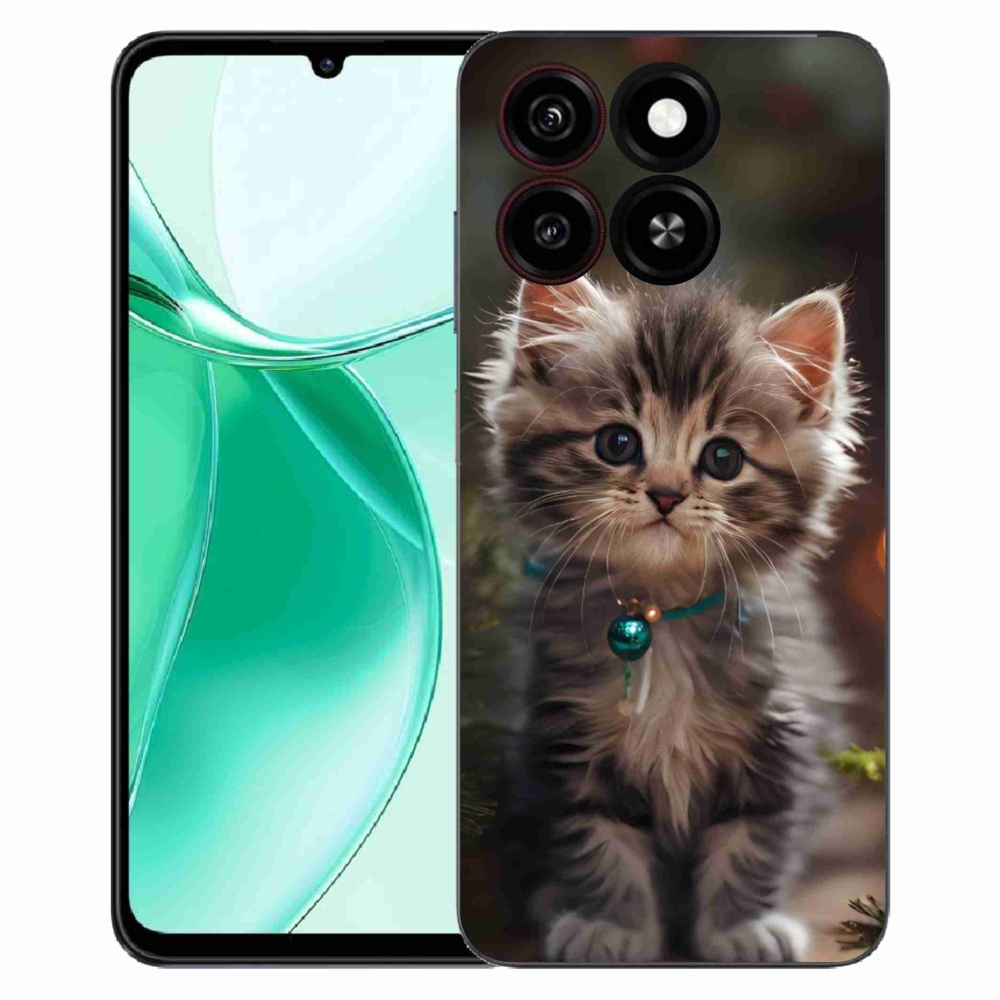 Gelový kryt mmCase na ZTE Blade A35 - roztomilé kotě 11
