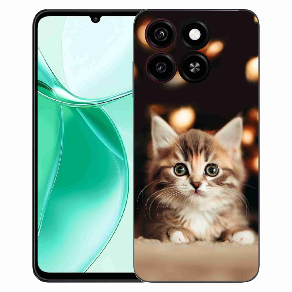 Gelový kryt mmCase na ZTE Blade A35 - roztomilé kotě 2