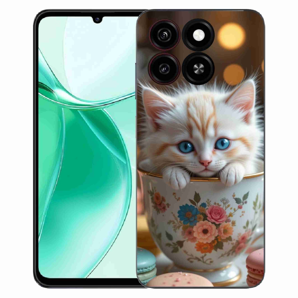 Gelový kryt mmCase na ZTE Blade A35 - roztomilé kotě 6
