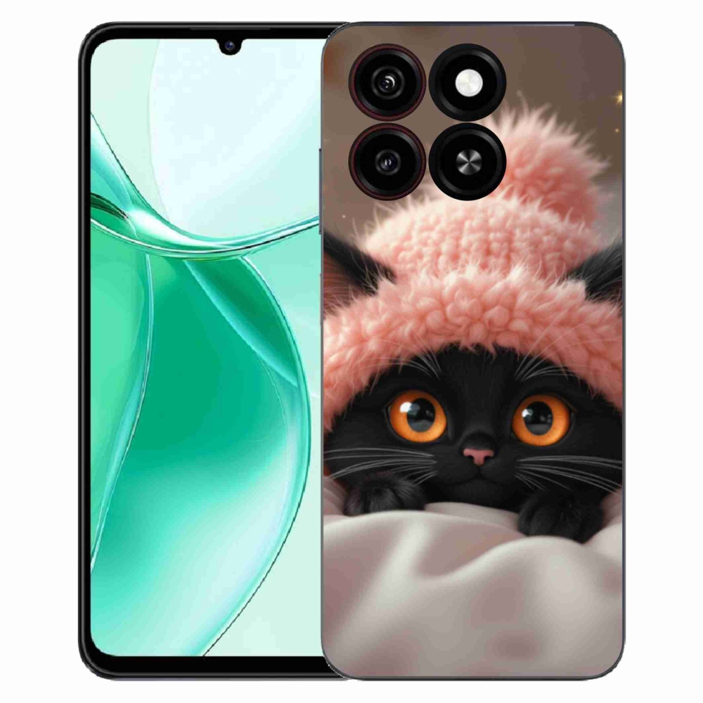 Gelový kryt mmCase na ZTE Blade A35 - roztomilé kotě 7