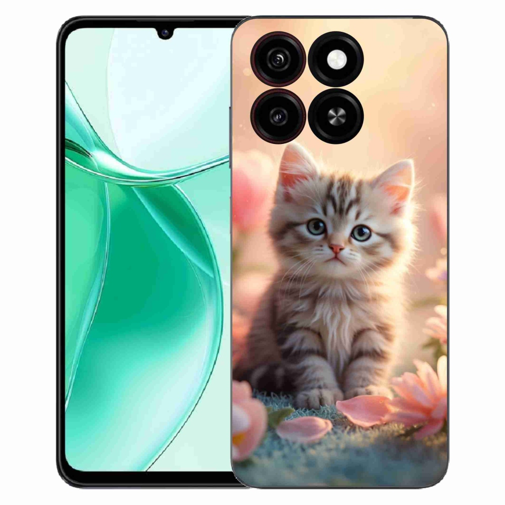 Gelový kryt mmCase na ZTE Blade A35 - roztomilé kotě 8