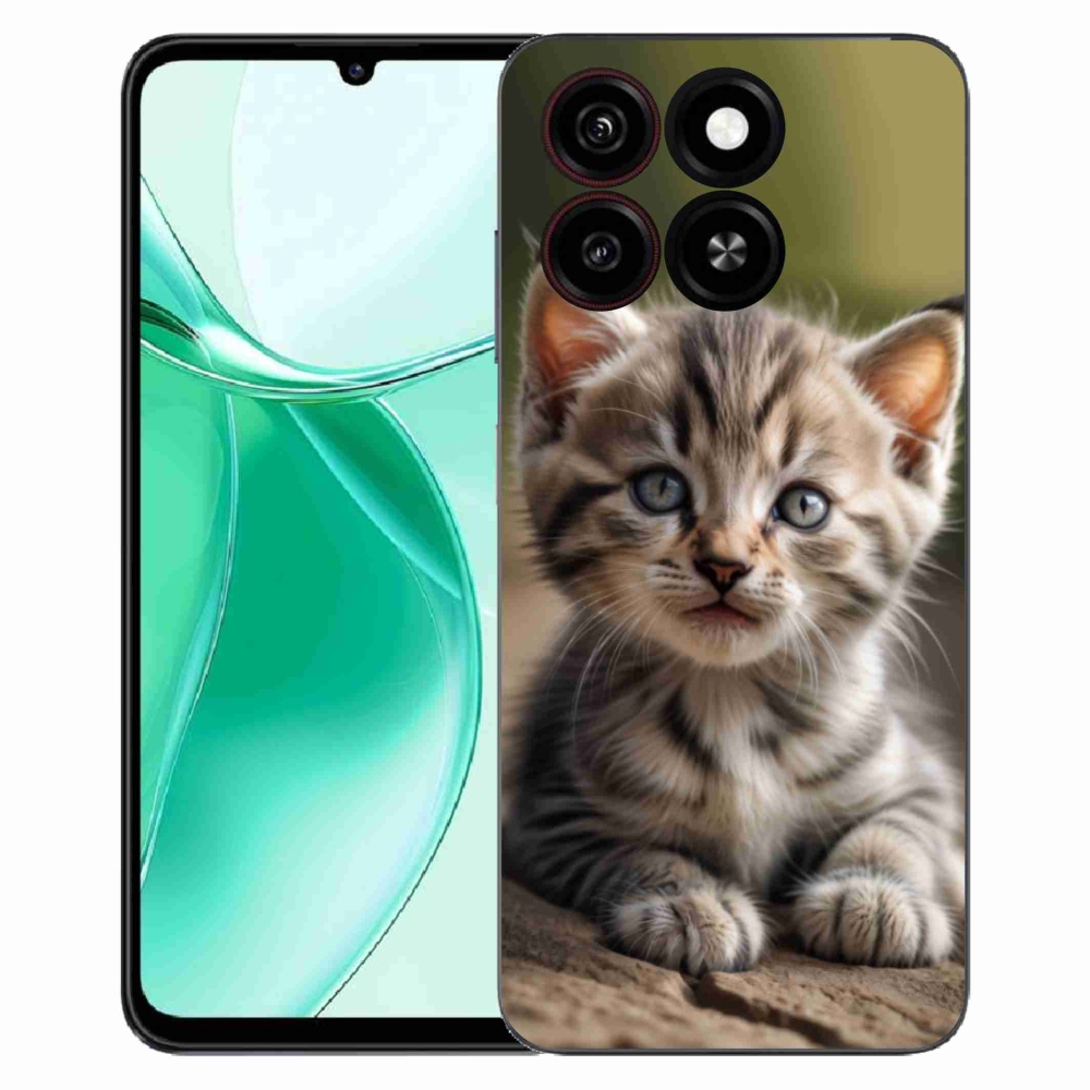 Gelový kryt mmCase na ZTE Blade A35 - roztomilé kotě 9