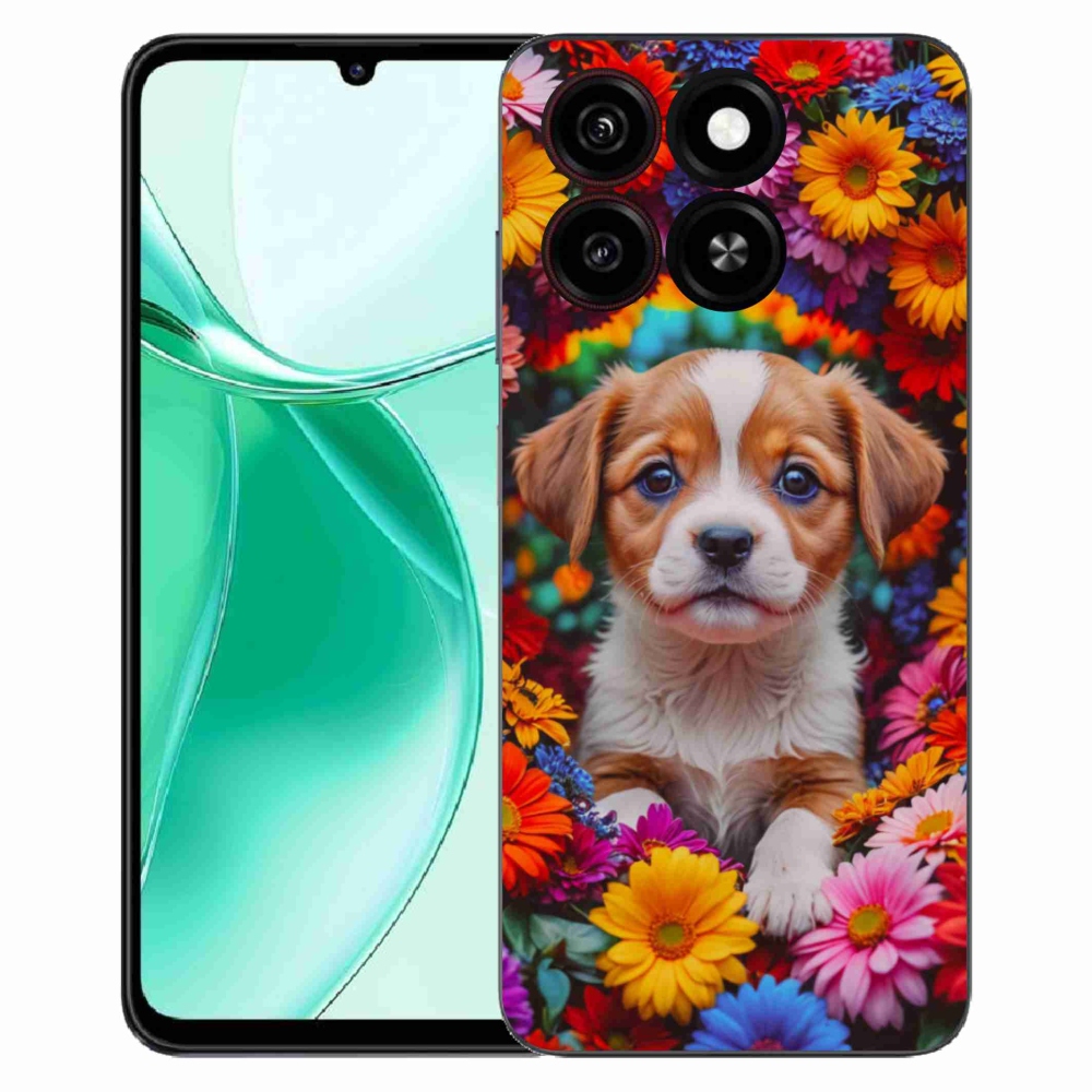 Gelový kryt mmCase na ZTE Blade A35 - roztomilé štěně