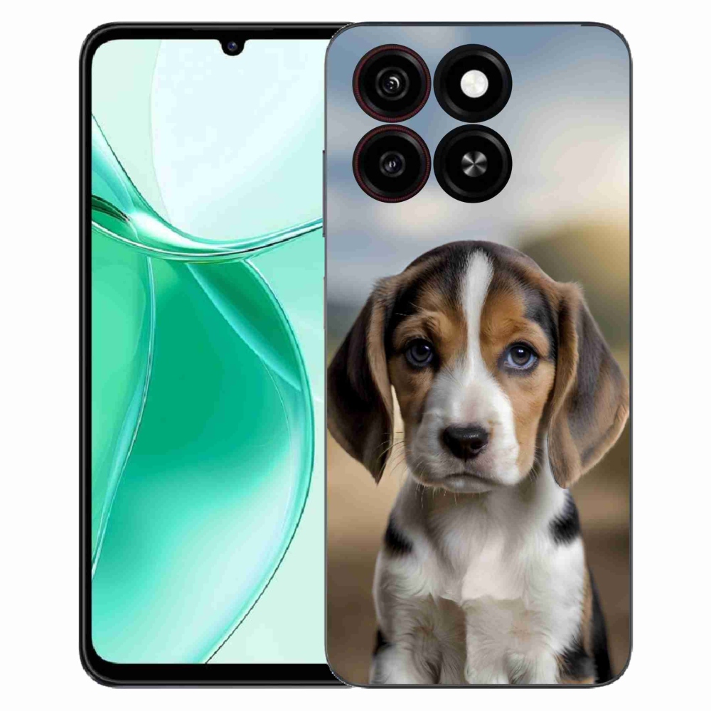 Gelový kryt mmCase na ZTE Blade A35 - roztomilý bígl