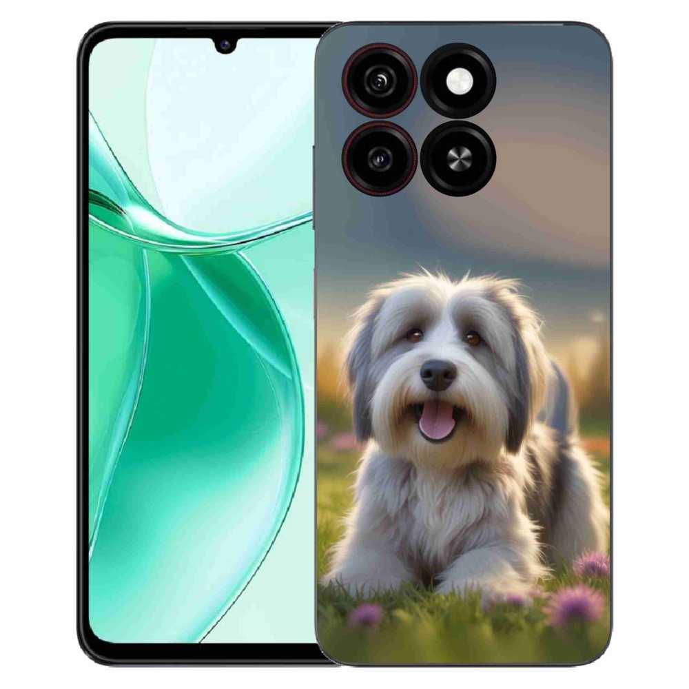 Gelový kryt mmCase na ZTE Blade A35 - roztomilý havanský psík