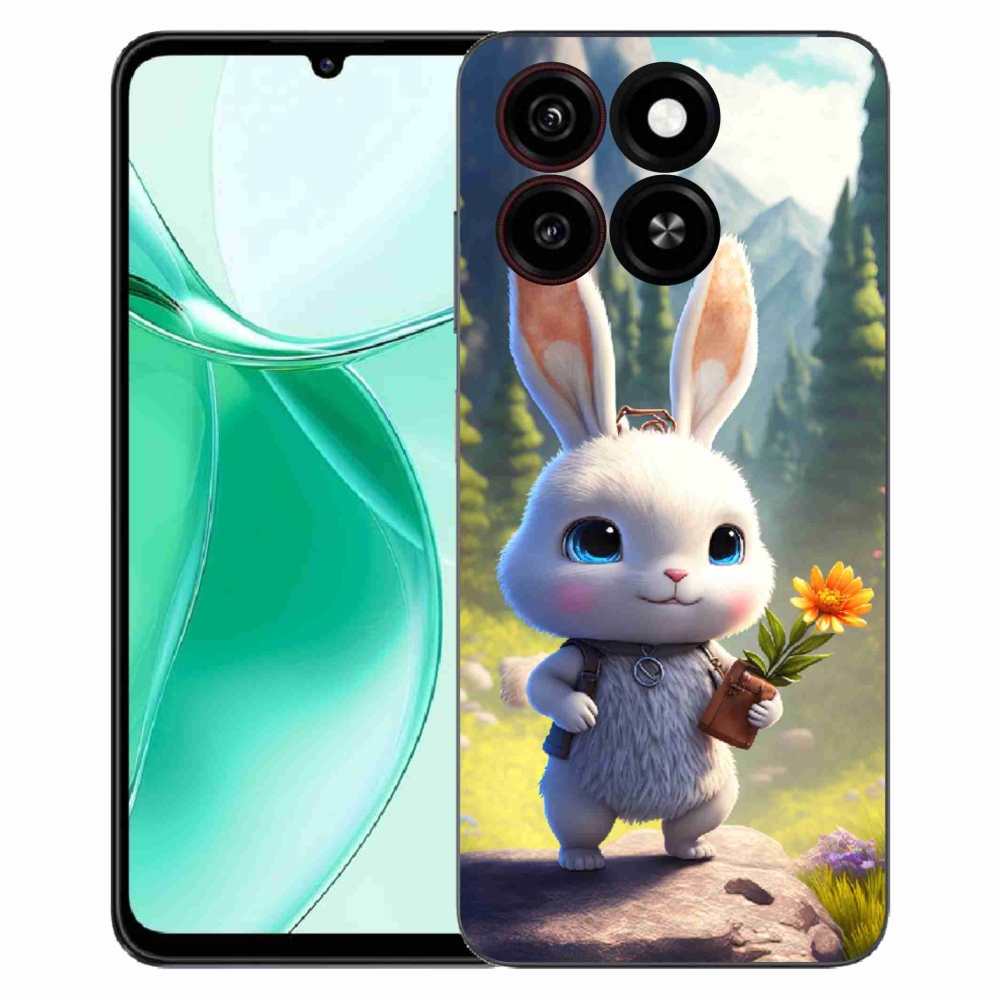 Gelový kryt mmCase na ZTE Blade A35 - roztomilý králíček