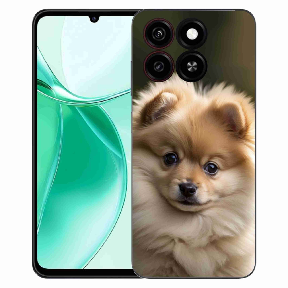 Gelový kryt mmCase na ZTE Blade A35 - roztomilý pomeranian 2