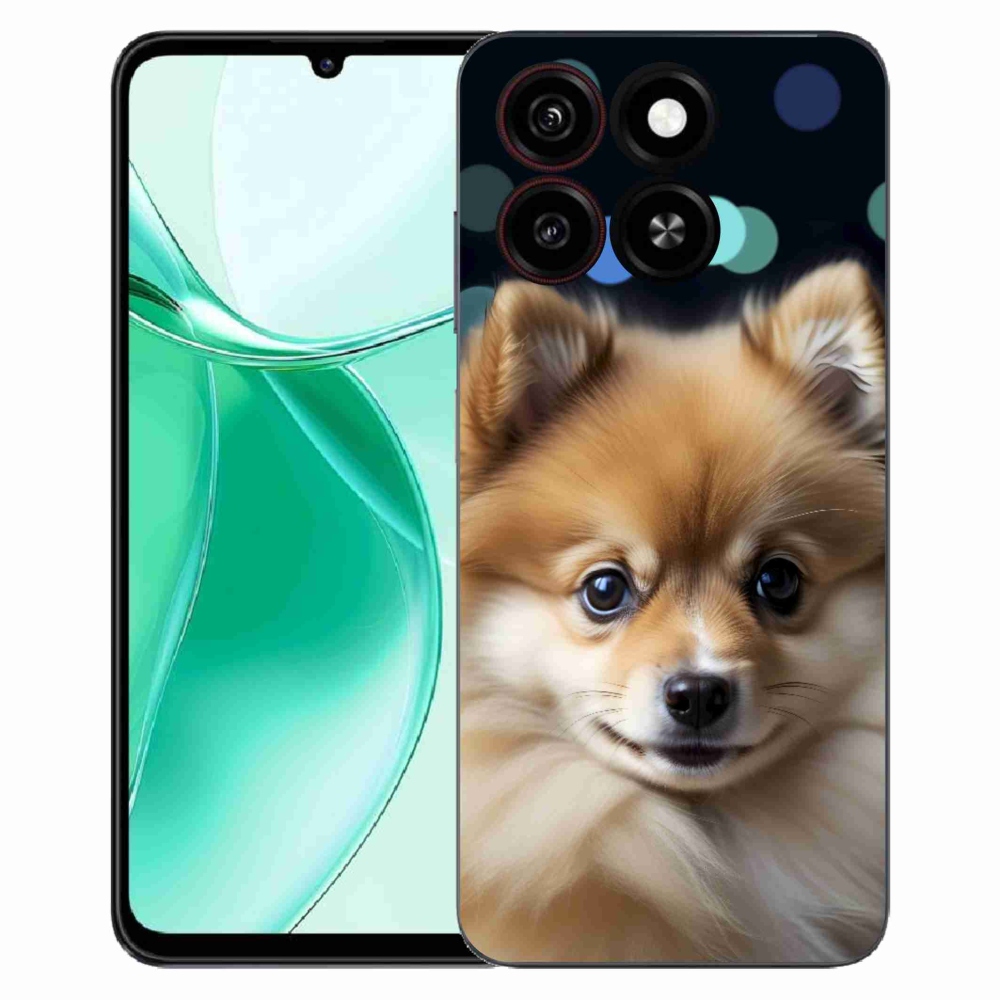 Gelový kryt mmCase na ZTE Blade A35 - roztomilý pomeranian