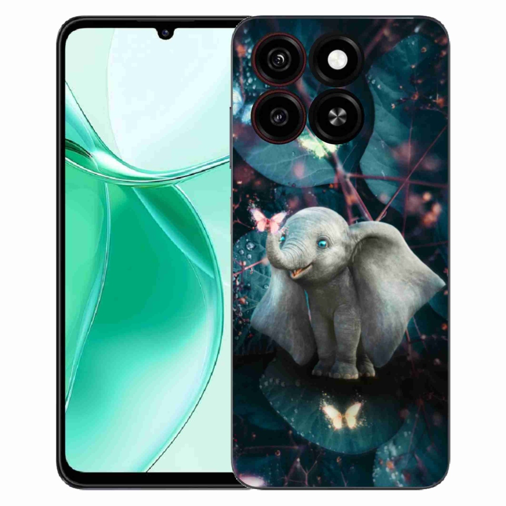 Gelový kryt mmCase na ZTE Blade A35 - roztomilý slon
