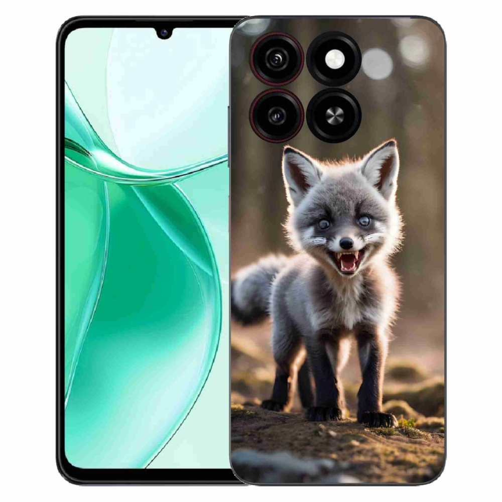 Gelový kryt mmCase na ZTE Blade A35 - rozzuřená liška