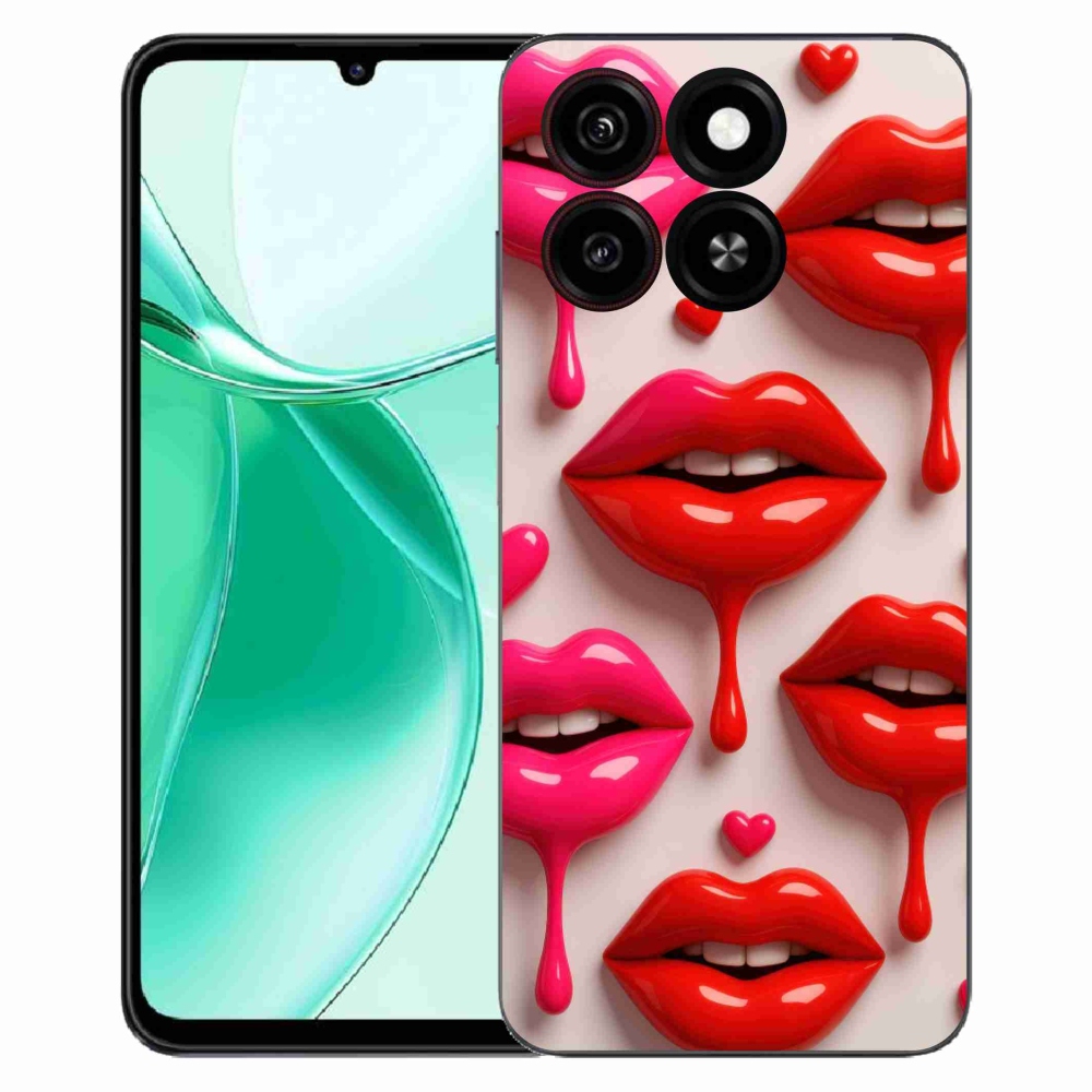 Gelový kryt mmCase na ZTE Blade A35 - rty 2