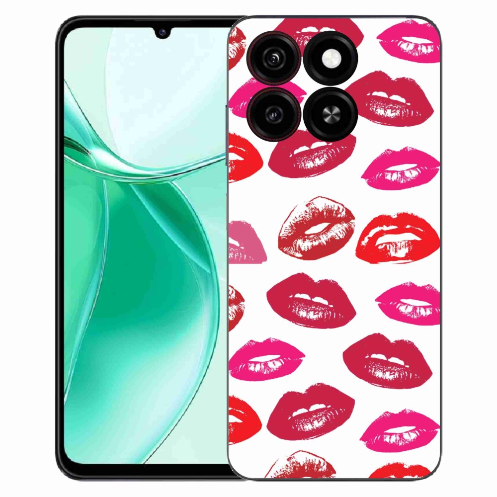 Gelový kryt mmCase na ZTE Blade A35 - rty