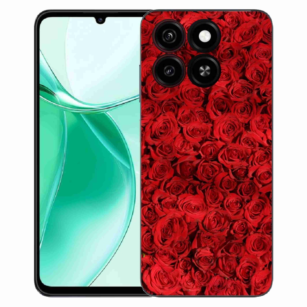 Gelový kryt mmCase na ZTE Blade A35 - růže