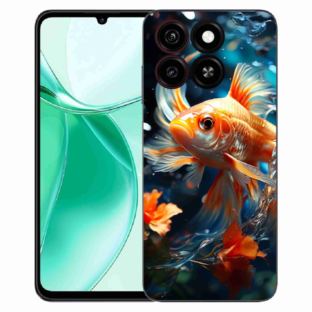Gelový kryt mmCase na ZTE Blade A35 - rybka