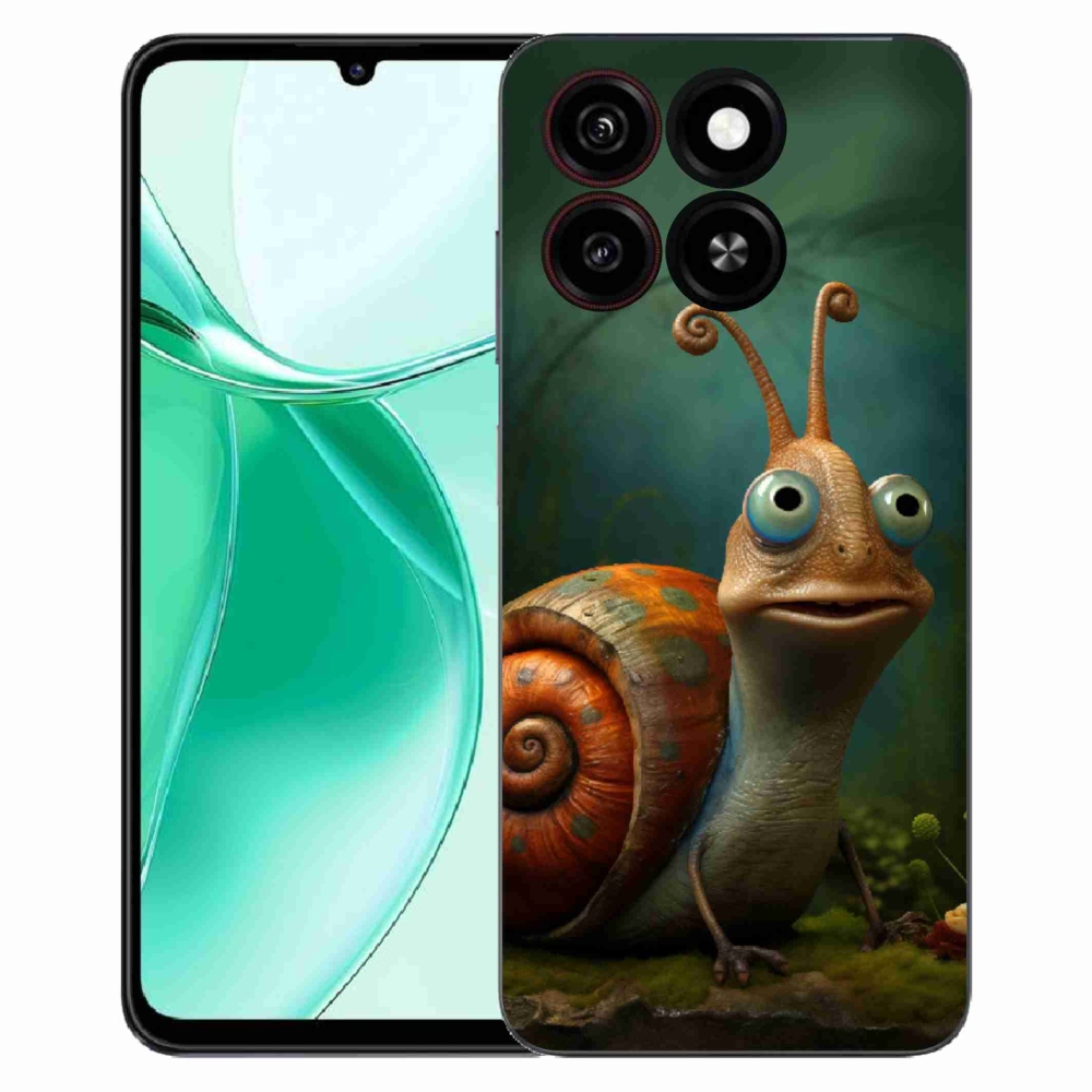 Gelový kryt mmCase na ZTE Blade A35 - šnek