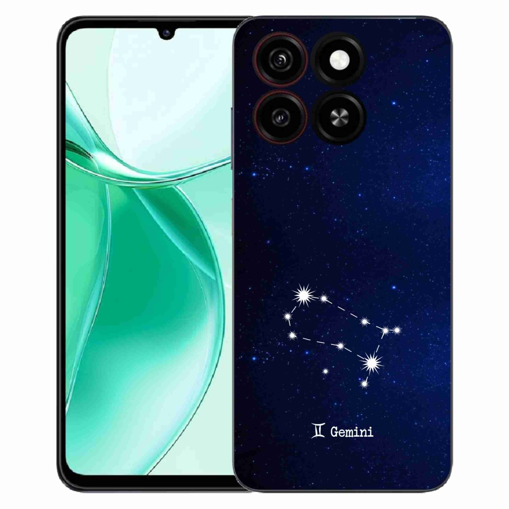 Gelový kryt mmCase na ZTE Blade A35 - souhvězdí Blíženců