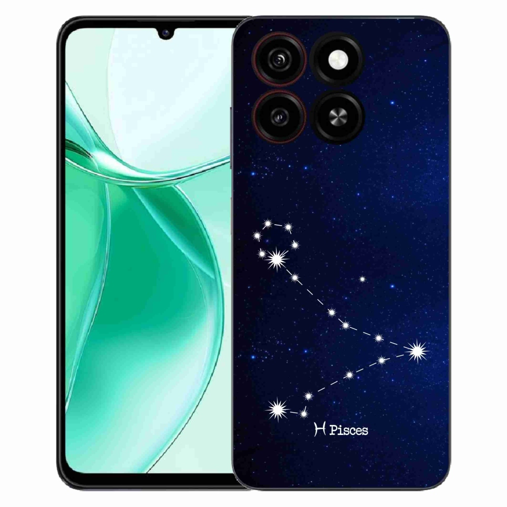Gelový kryt mmCase na ZTE Blade A35 - souhvězdí Ryby