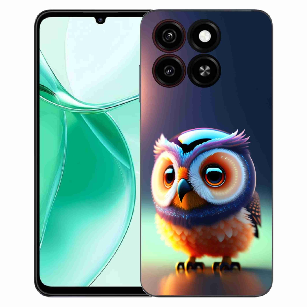 Gelový kryt mmCase na ZTE Blade A35 - sovička