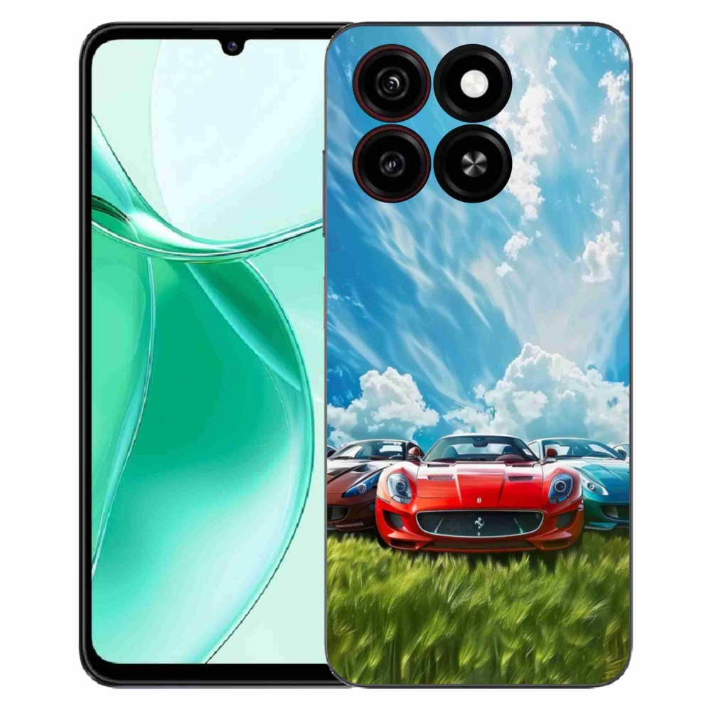 Gelový kryt mmCase na ZTE Blade A35 - sportovní vozy