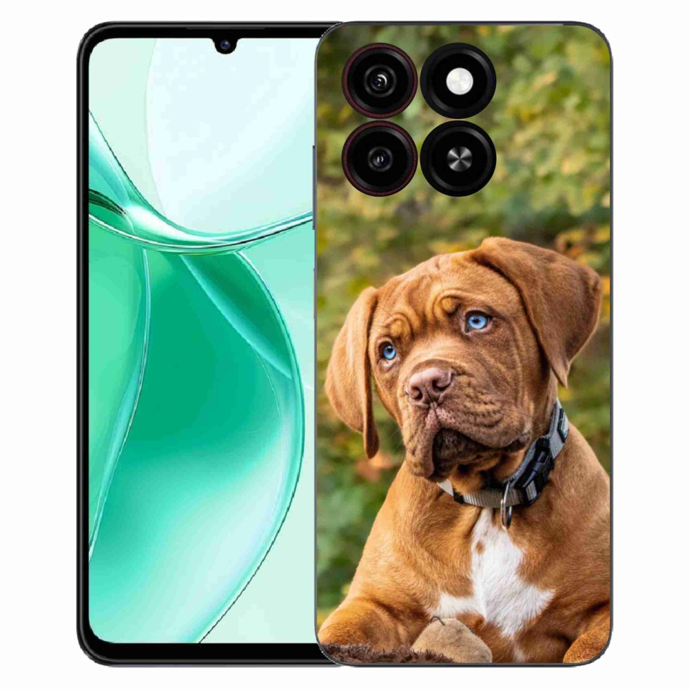 Gelový kryt mmCase na ZTE Blade A35 - štěně 