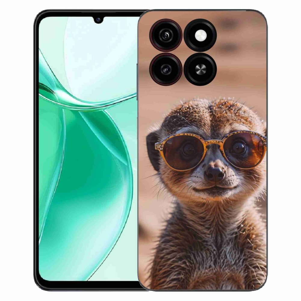 Gelový kryt mmCase na ZTE Blade A35 - stylová surikata