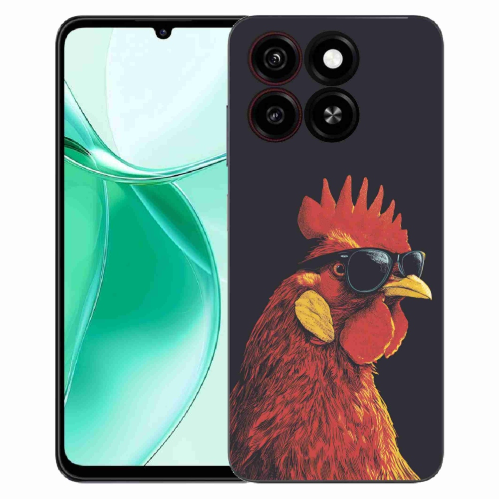Gelový kryt mmCase na ZTE Blade A35 - stylový kohout