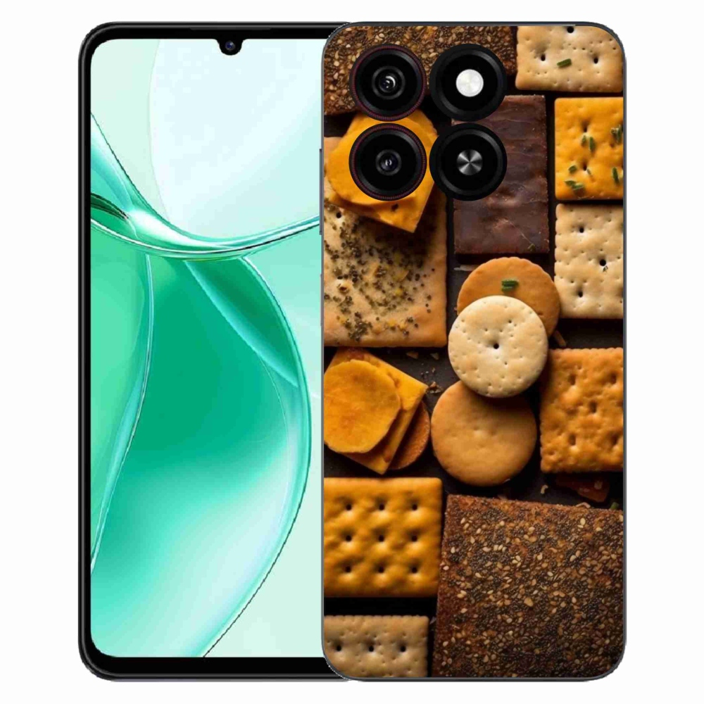 Gelový kryt mmCase na ZTE Blade A35 - sušenky