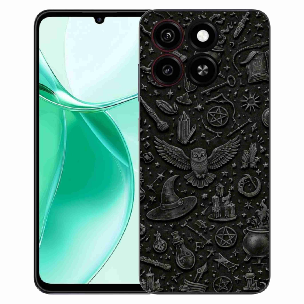 Gelový kryt mmCase na ZTE Blade A35 - tmavý magický svět