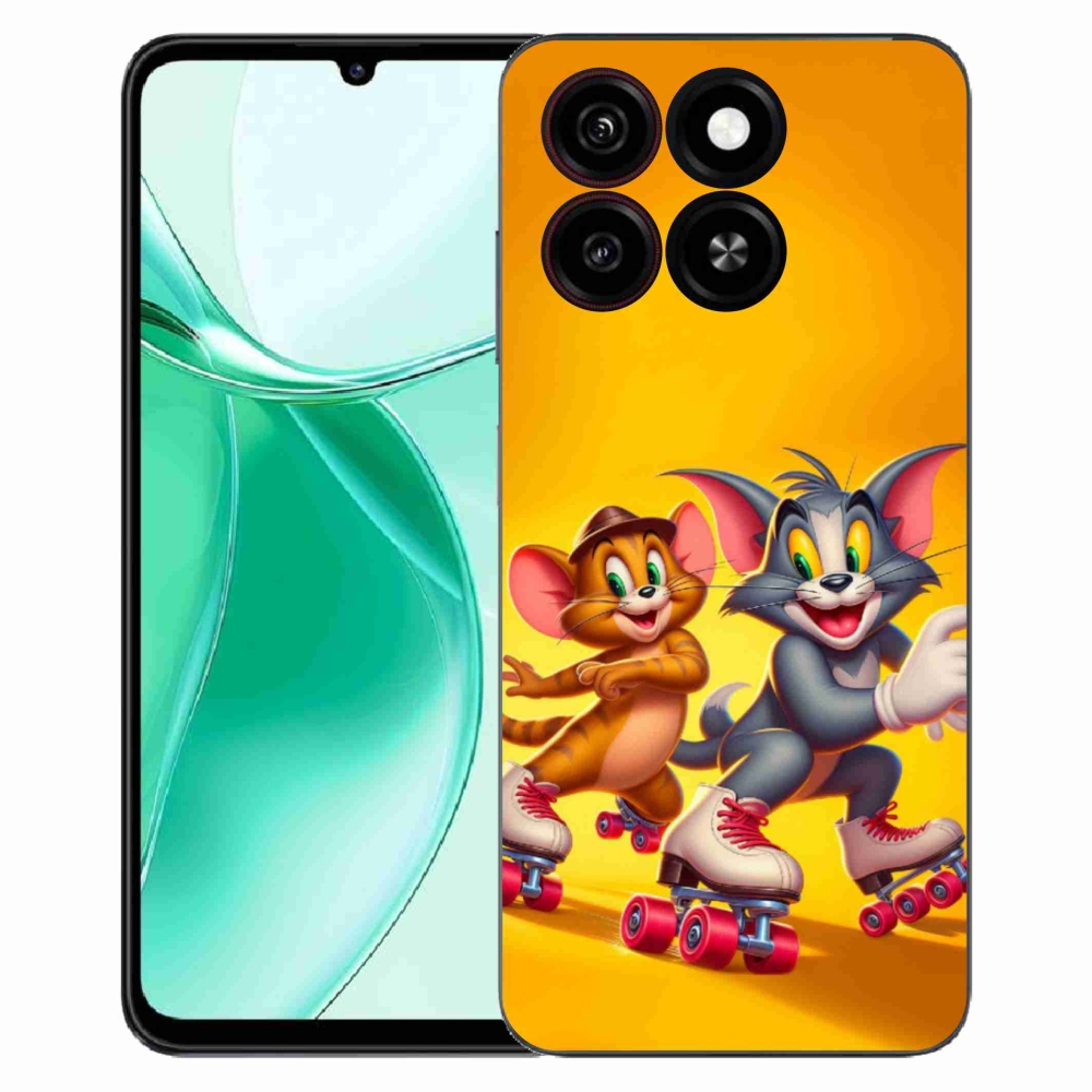 Gelový kryt mmCase na ZTE Blade A35 - tom a jerry
