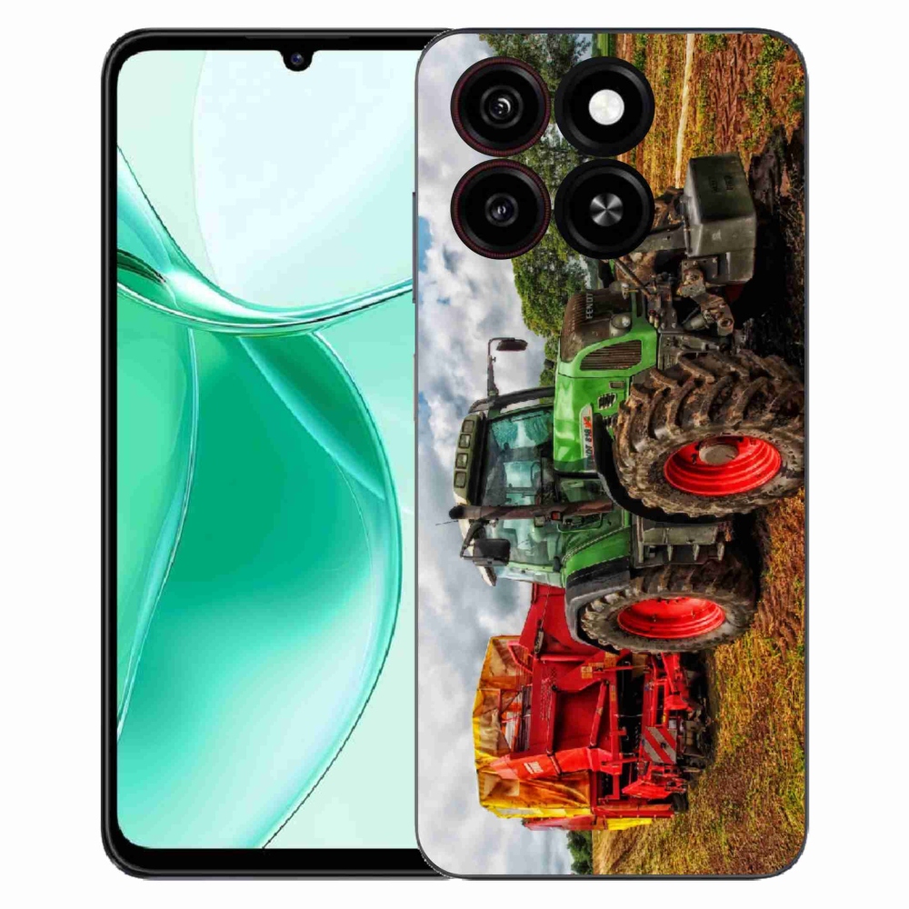 Gelový kryt mmCase na ZTE Blade A35 - traktor 4