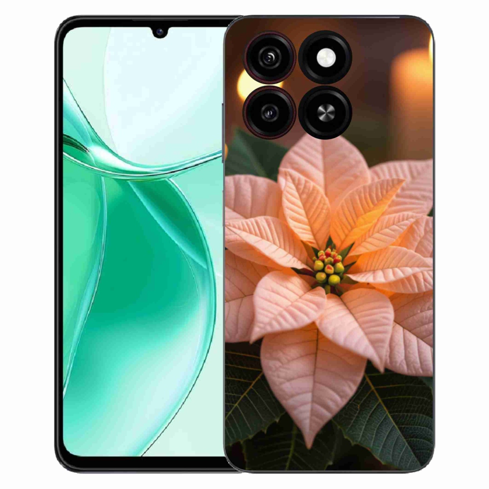 Gelový kryt mmCase na ZTE Blade A35 - vánoční hvězda
