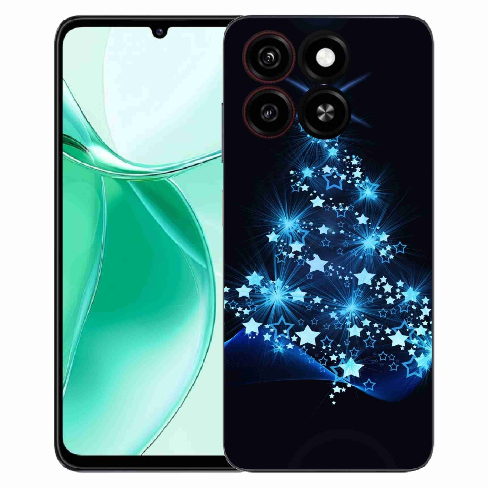 Gelový kryt mmCase na ZTE Blade A35 - vánoční stromek