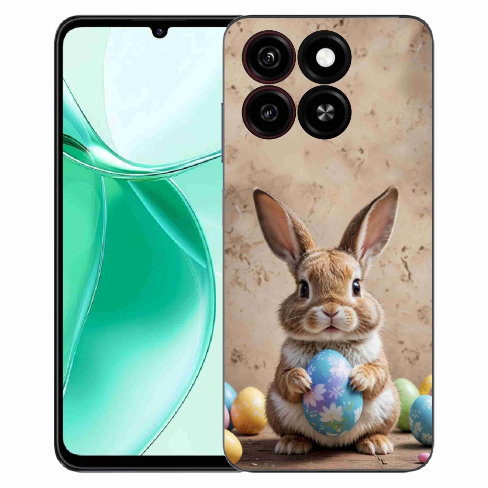 Gelový kryt mmCase na ZTE Blade A35 - velikonoční králíček