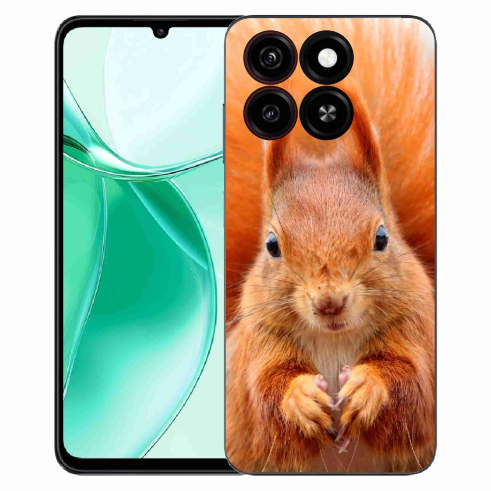 Gelový kryt mmCase na ZTE Blade A35 - veverka