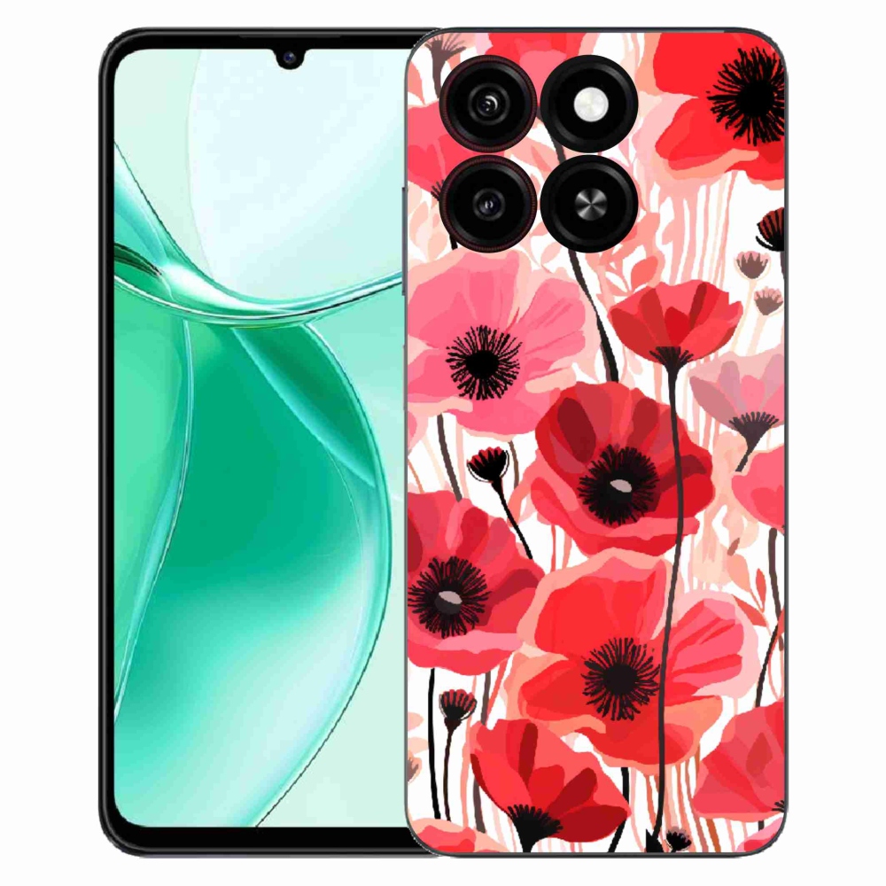 Gelový kryt mmCase na ZTE Blade A35 - vlčí mák 1