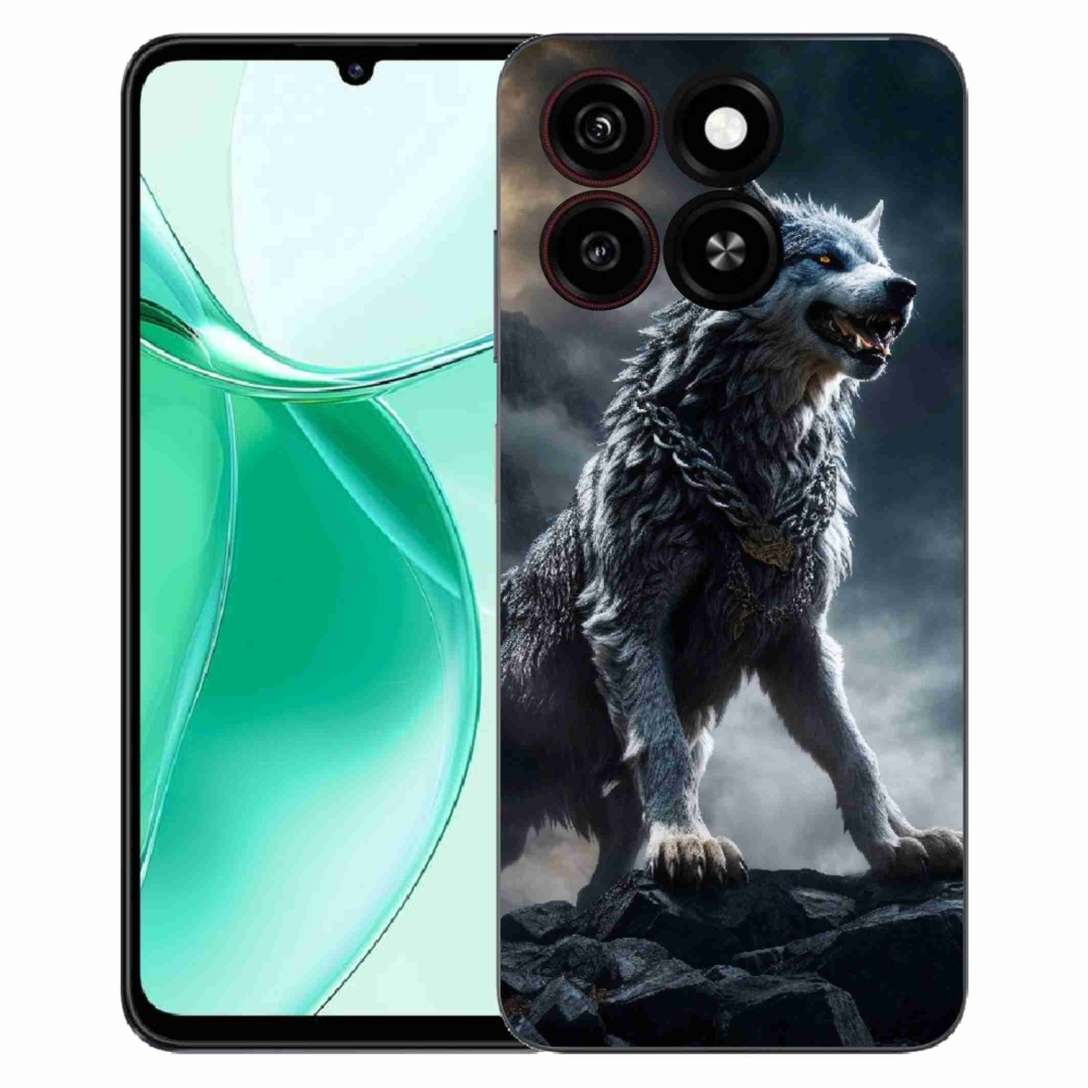 Gelový kryt mmCase na ZTE Blade A35 - vlk 1
