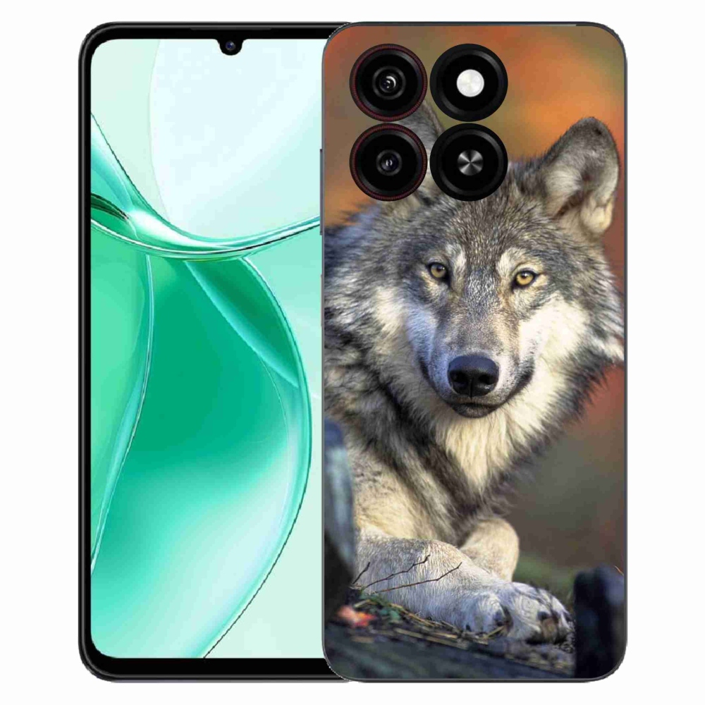 Gelový kryt mmCase na ZTE Blade A35 - vlk