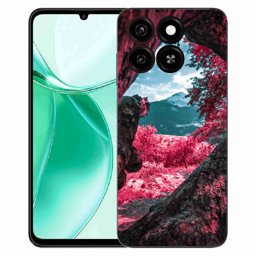 Gelový kryt mmCase na ZTE Blade A35 - výhled na hory