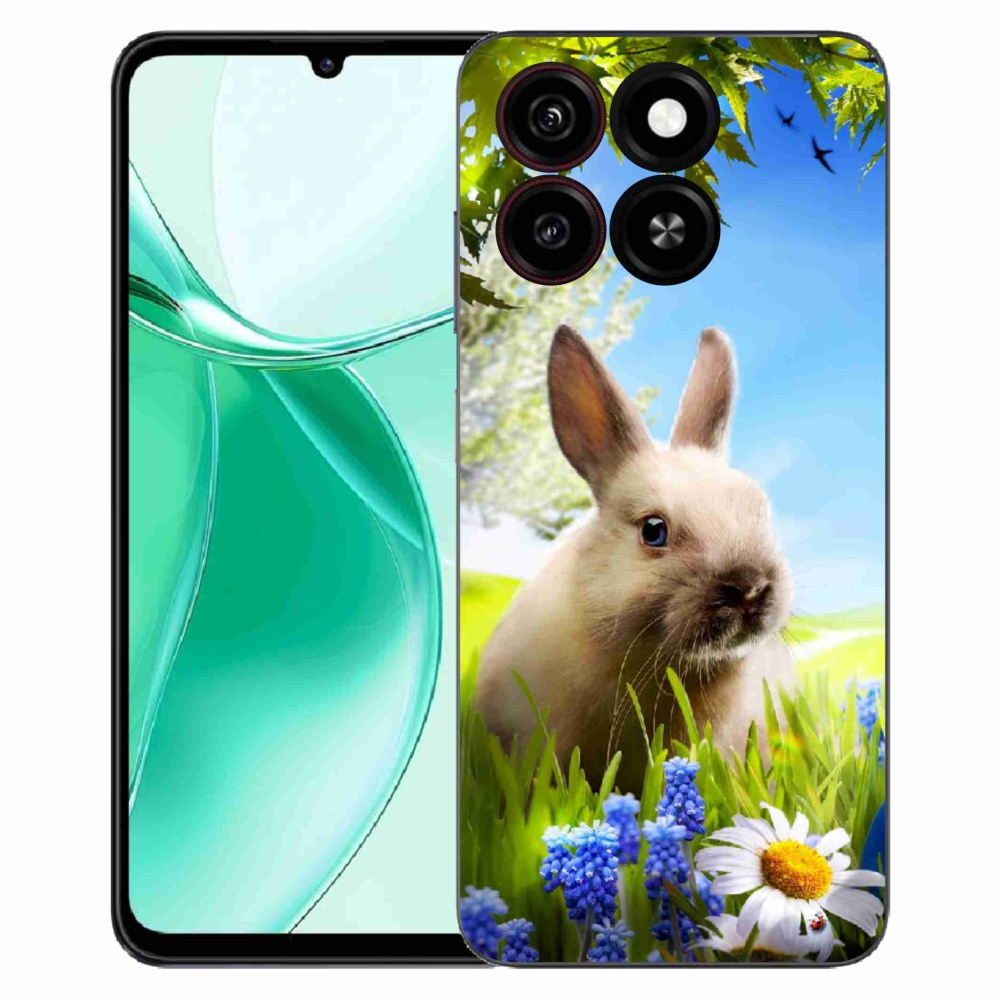 Gelový kryt mmCase na ZTE Blade A35 - zajíček