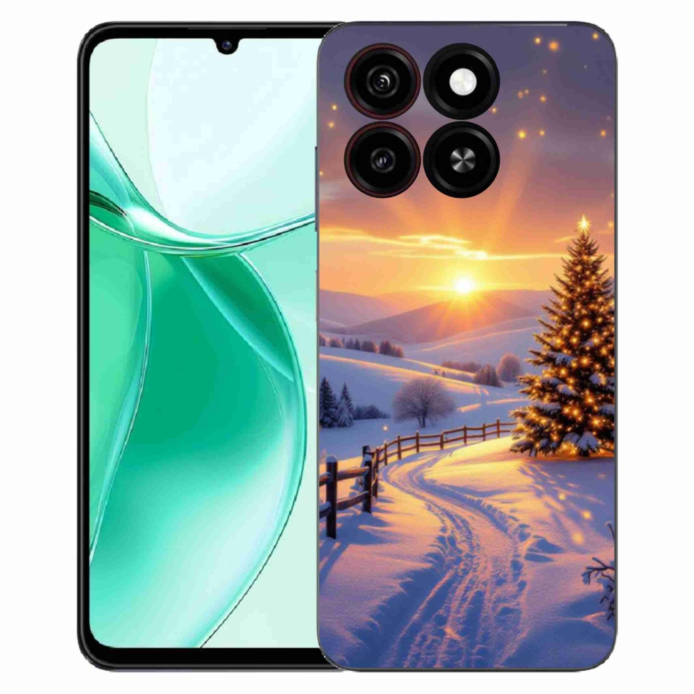 Gelový kryt mmCase na ZTE Blade A35 - zimní krajina