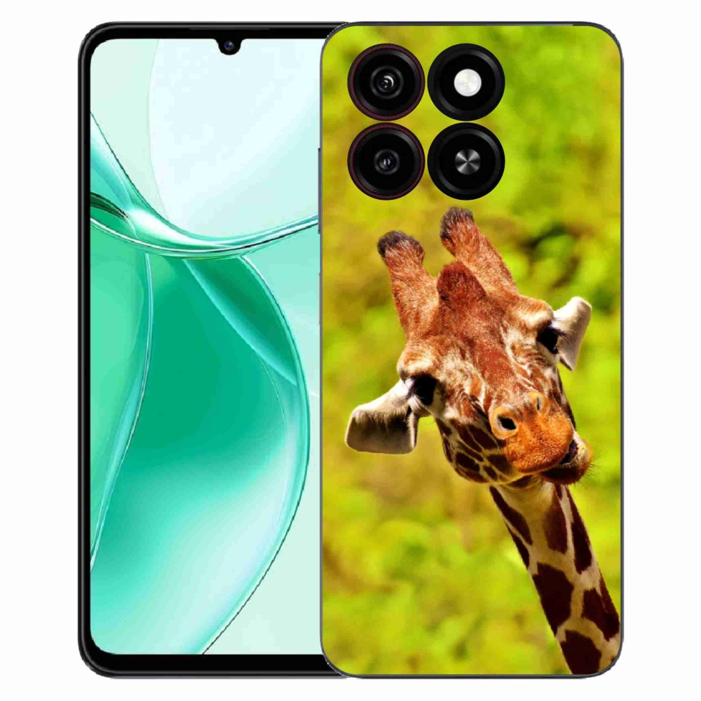 Gelový kryt mmCase na ZTE Blade A35 - žirafa