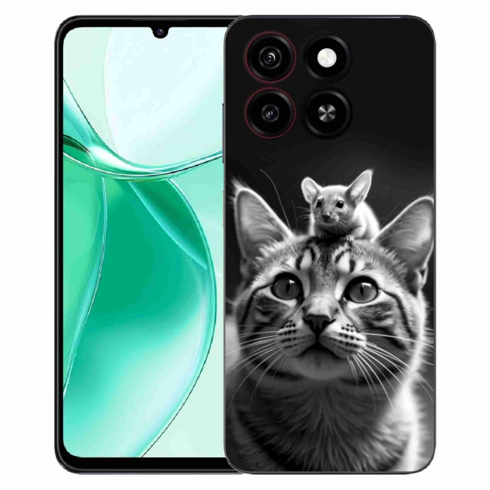 Gelový kryt mmCase na ZTE Blade A35 - zvířecí přátelství 2