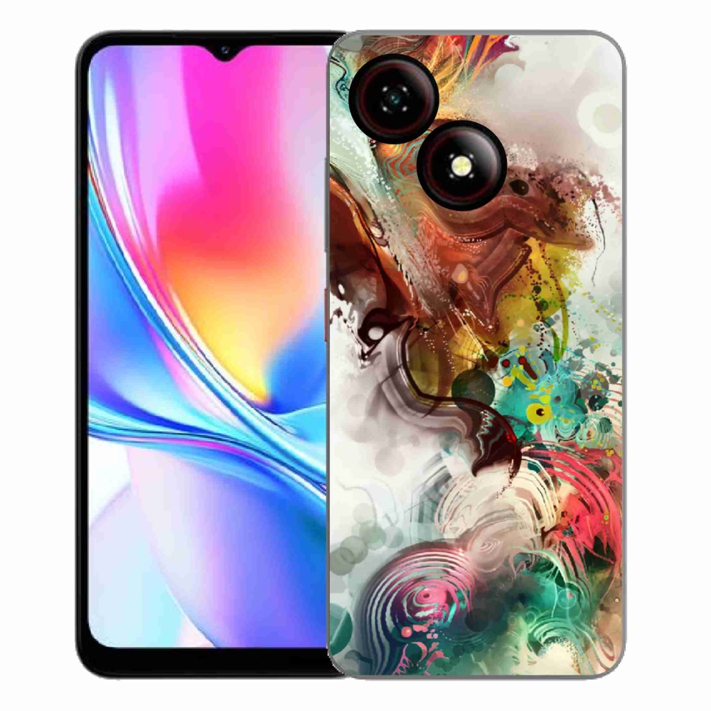 Gelový kryt mmCase na ZTE Blade A35E - abstrakt 1